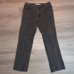 Lee Straight Leg Black Jeans